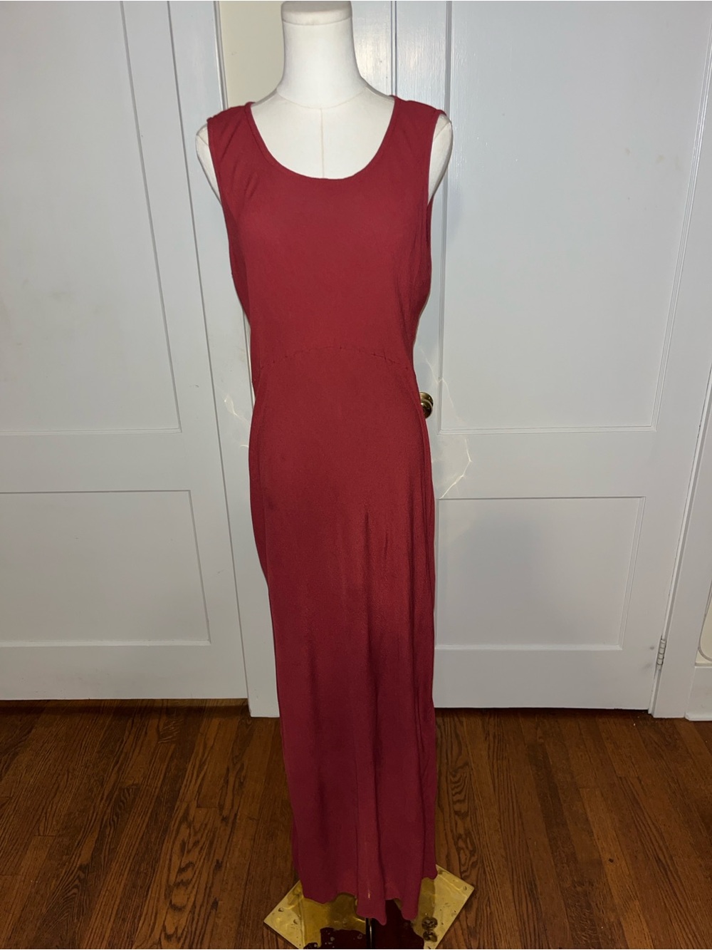 Red Romance | GHOST London 1990s Archival Sleeveless Gown